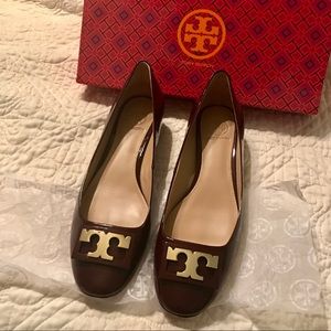 Tory Burch Port Wine Gigi Pumps